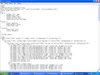 HTML код.